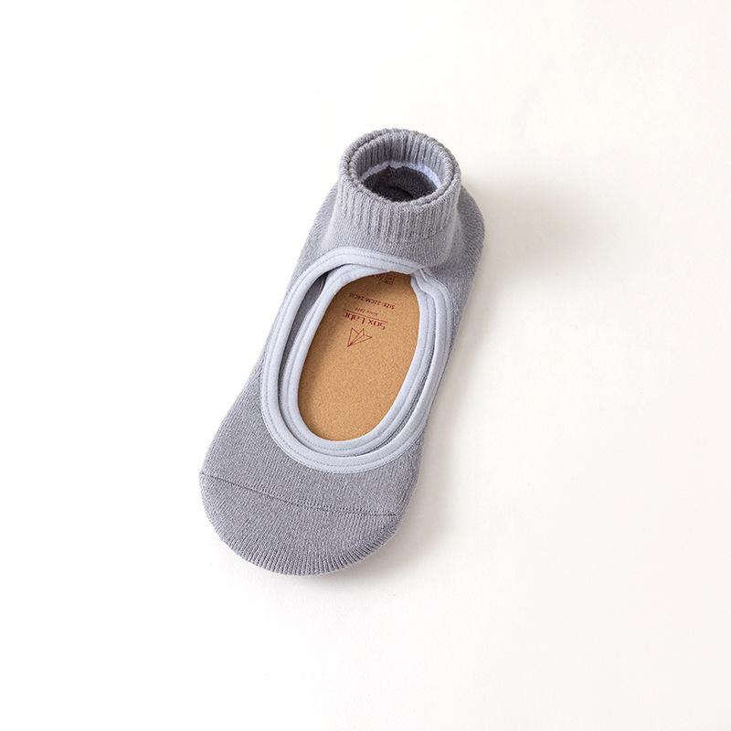 Женские весенне-летние носки для йоги, пилатеса, тренажерного зала, для занятий в помещении на полу, нескользящие, дышащие