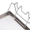 Camping Stainless Steels Toaster Holder Heat Resistant Bread Grilling Rack for Barbecue Foldable Bread Warmer Grill Rack