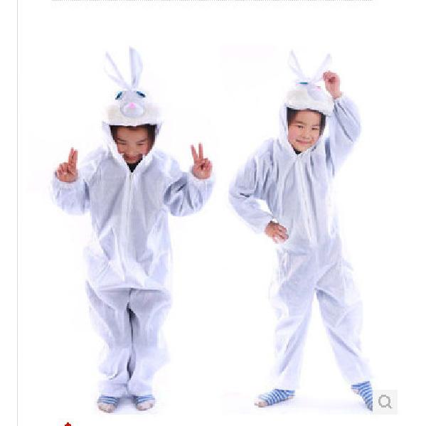 Children's Day animal costume, white rabbit animal costume