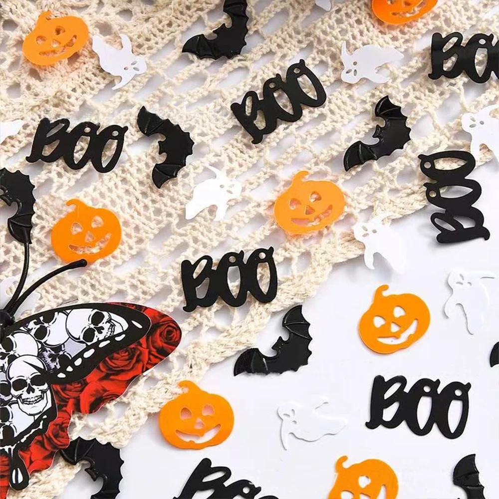 Runtow 15 г Хэллоуин Плоская Летучая мышь Привидение Ведьма Рассыпные Блестки, Конфетти BOO Украшение для Хэллоуинской вечеринки Фестивальные Аксессуары