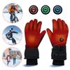 DC Rechargeable Electric Heated Hand Warmer Heated Gloves Winter Warm Electric Heated Gloves Touch Screen Heating Thermal Gloves