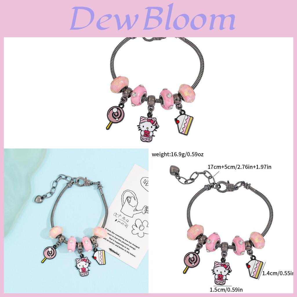 Hello Kitty Jewelry Bracelet With Zinc Alloy Material For Gift Giving In Spring 2025
