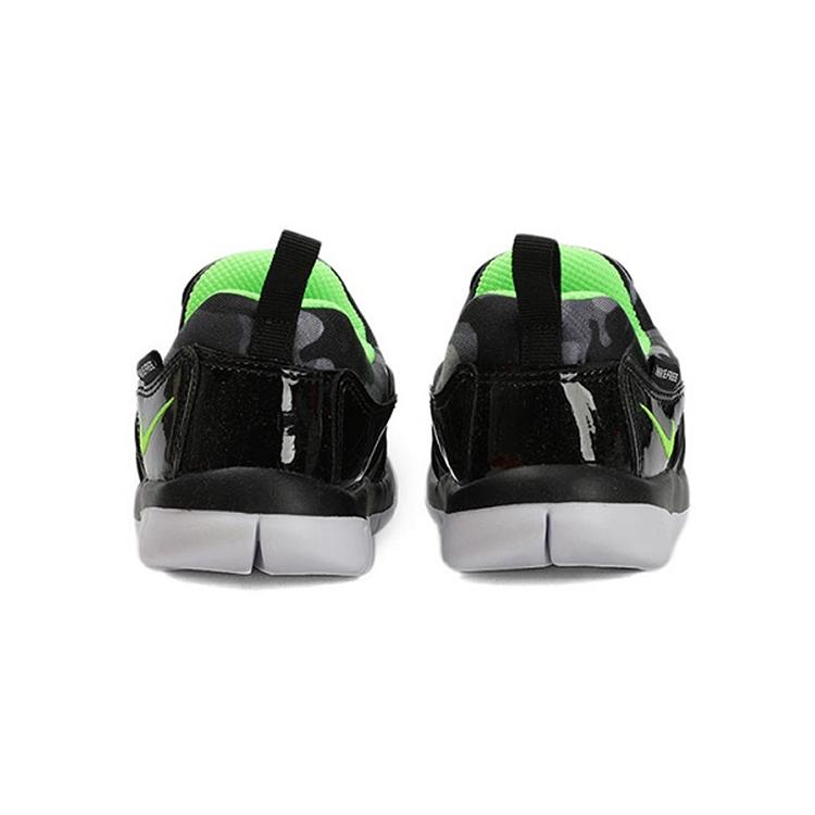 Nike Dynamo Free Low top Toddler Shoes Black Green Infant And Toddler CQ5416-941