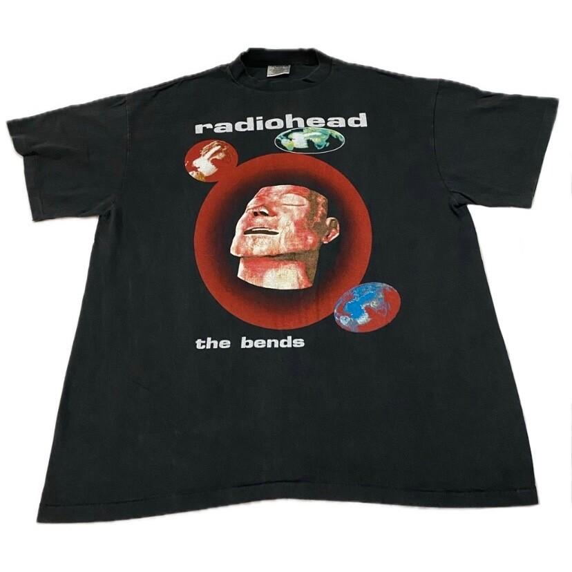 Винтажная футболка Radiohead The Bends 1995 XL 90-х годов, тур группы, одинарный шов, РЕПРИНТ