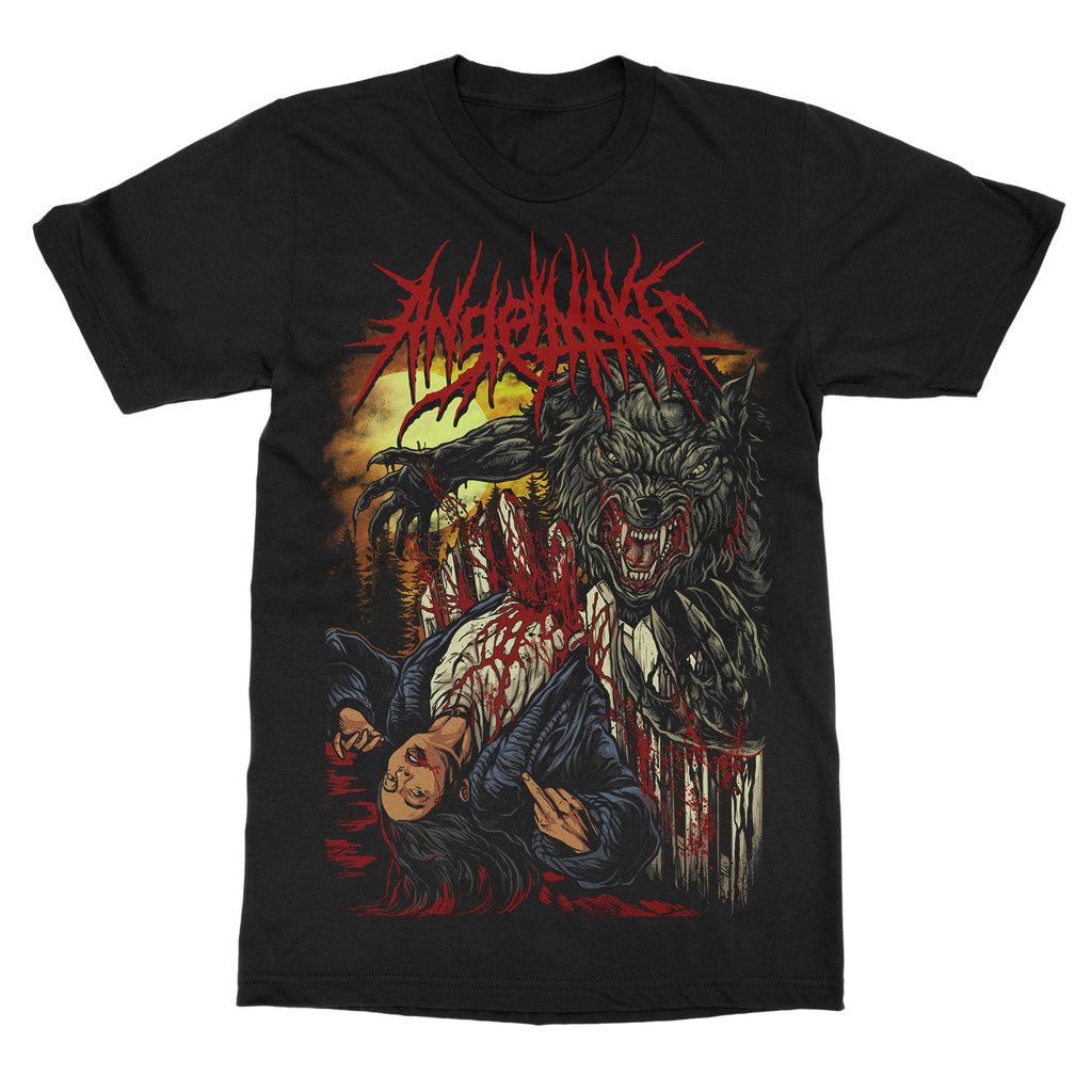 Hot ANGELMAKER Band Graphic Cotton T-shirt Unisex Summer Short Sleeve Fashion Brand Tee Luxury Casual Vintage Retro Top