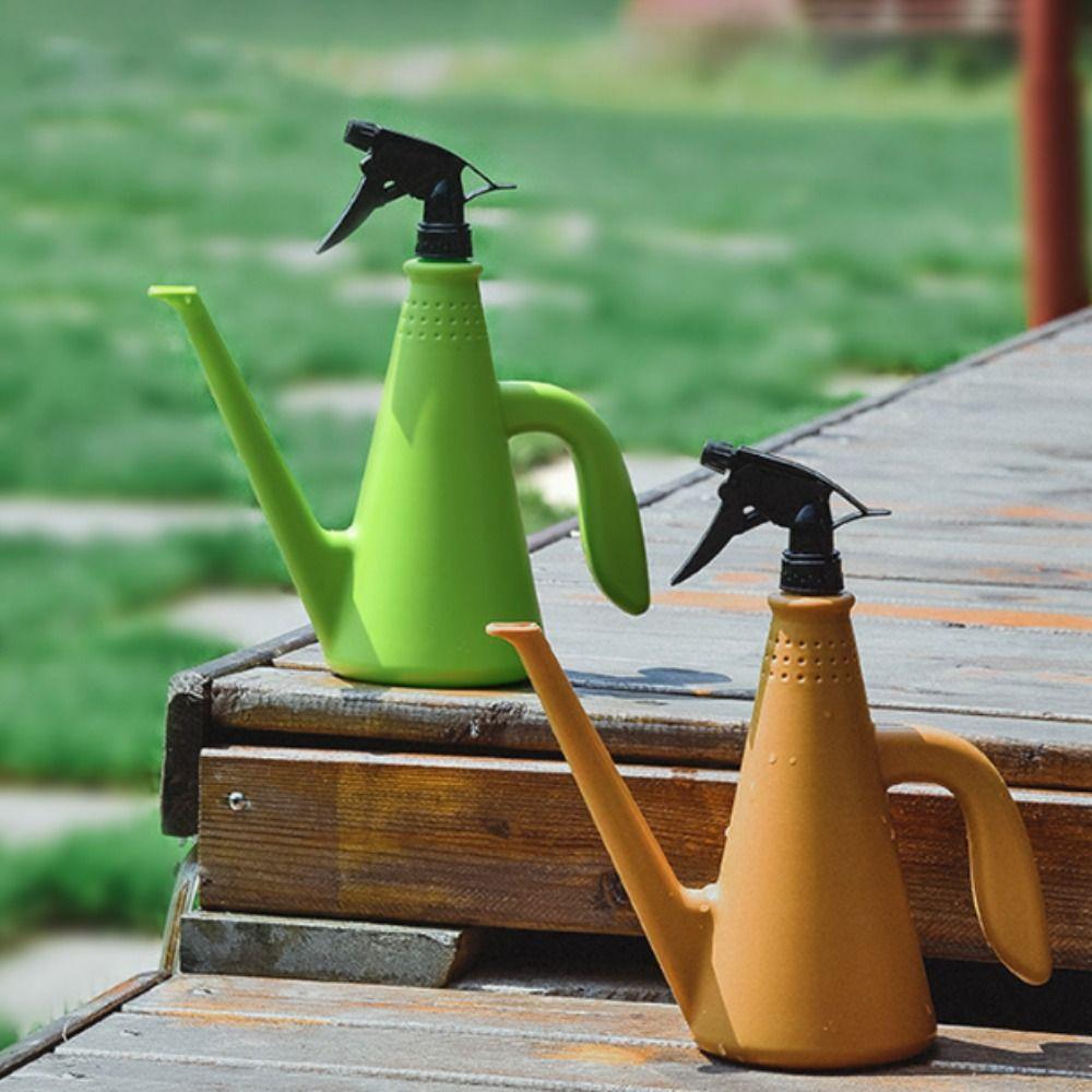 Long Spout Flower Watering Can 1L Potted Plants Sprinkler Garden Watering Spray Kettle Plants