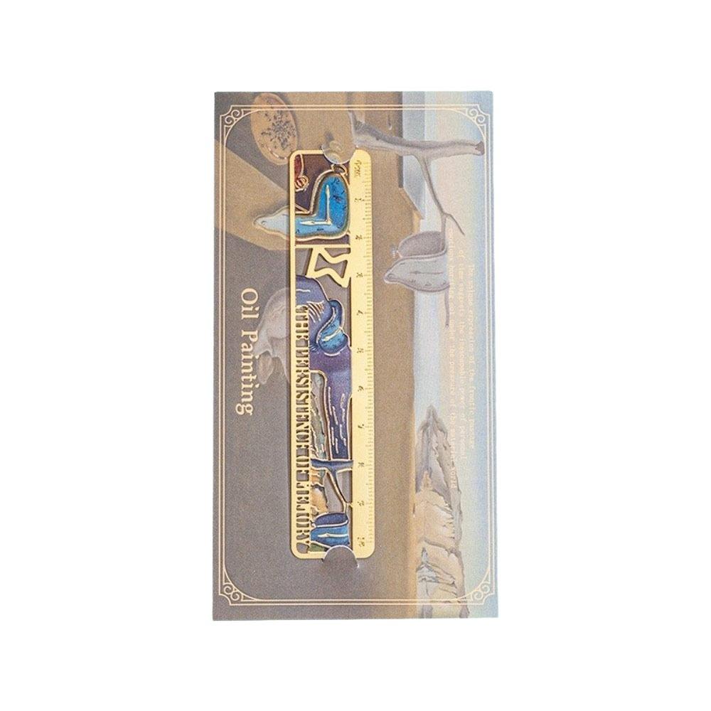 Apricot Leaf Metal Ruler Bookmarks Maple Leaf Pagination Mark Book Marking  Reading Accessory