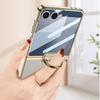 Ring Holder Case for Samsung Galaxy Z Flip7 5G, Gold