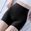 Женские защитные брюки, тонкие дышащие шорты-боксеры без скручивания, короткие брюки с высокой талией, шорты-леггинсы с четырьмя углами, большие размеры