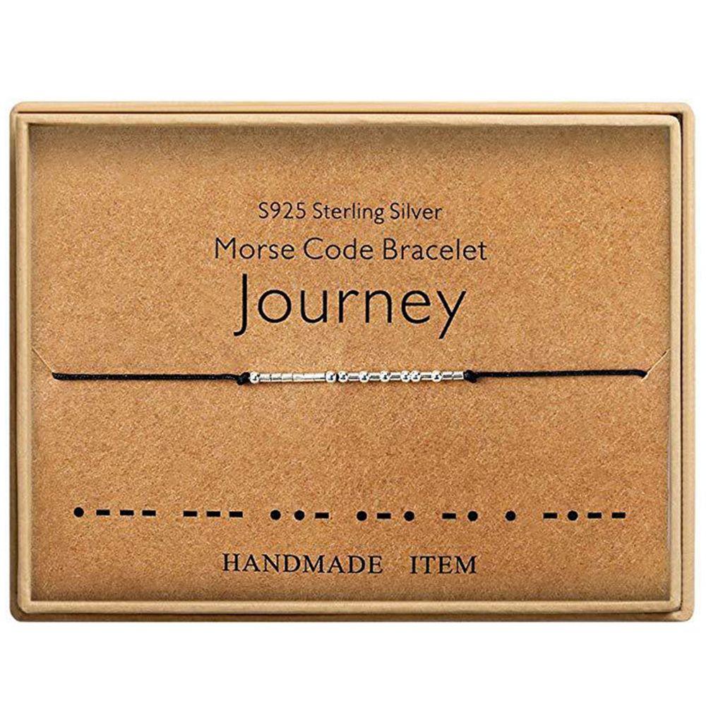 Подарки Цепочка из бусин Серебряный Браслет Морзе Дружба Манжета Браслет Fuck Off Я ЛЮБЛЮ ТЕБЯ ЛДН Охана