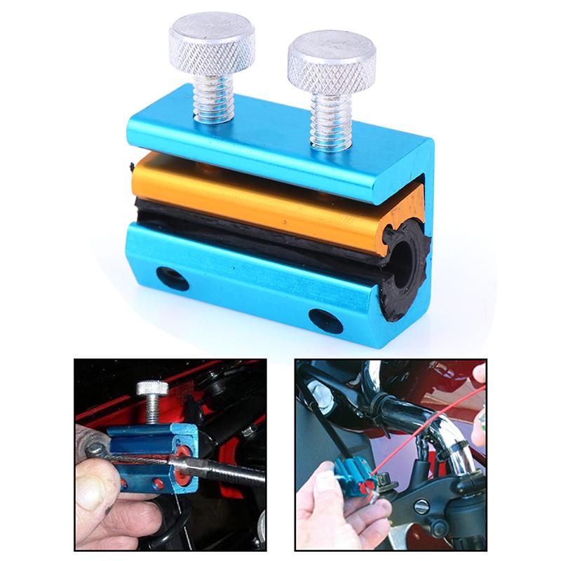 1X Мотоциклетный алюминиевый кабельный смазочный инструмент смазочный провод маслоотделитель тормозная магистраль