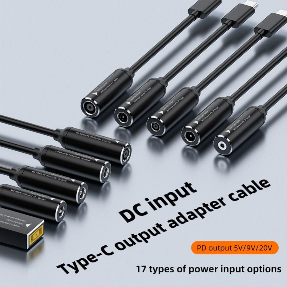 PD выход DC к Type-C зарядный кабель PD 65W DC Female к Type-C Male зарядка мобильных телефонов
