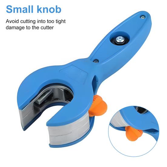 Резак для медных труб с острым прочным лезвием, регулируемой конструкцией, многоцелевой, для работы одной рукой, сверхпрочный, быстрый инструмент для резки труб