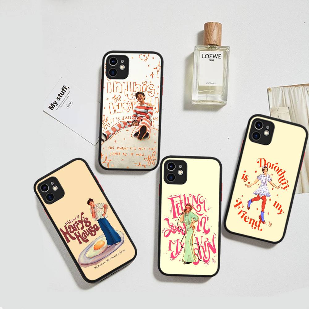 Чехол для телефона Singer S-Styles Love On Tour Harrys для IPhone 16 15 14 13 12 11 Pro Max 7 8 6 6s Plus Матовый чехол