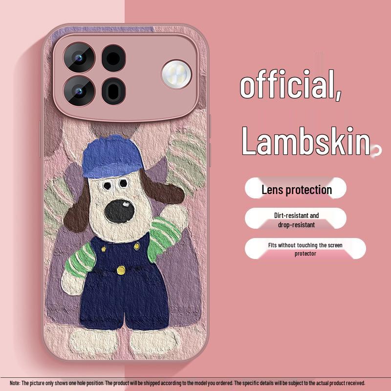 Мягкий защитный чехол Zhangmen Red Dog для OPPO A7 Pro Max