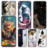 Милый Чехол для Телефона с Кошкой для Samsung Galaxy A56 A54 A42 A36 A34 A26 A24 A16 A14 A12 A06 A50 A52 A10 5G Мягкий ТПУ Чехол Fundas Capa Сумка