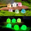 Micro Landscape Decoration Cartoon Cute Luminous Elephant Resin Decoration Garden Pot Office Desktop Landscape Decoration