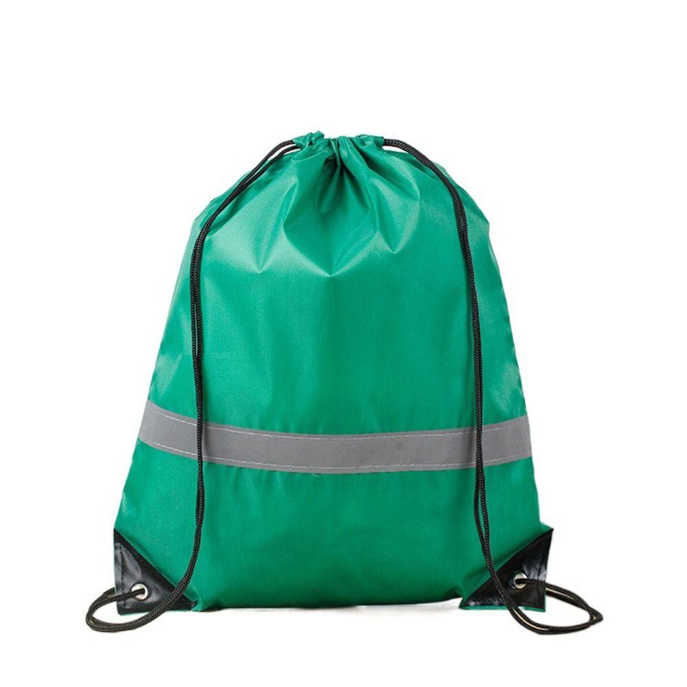 Waterproof Drawstring Gym Backpack 210D Polyester Fitness Handbag Outdoor