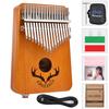 Kalimba EQ Kalimba Pickup Thumb Piano With Bag 17 Key