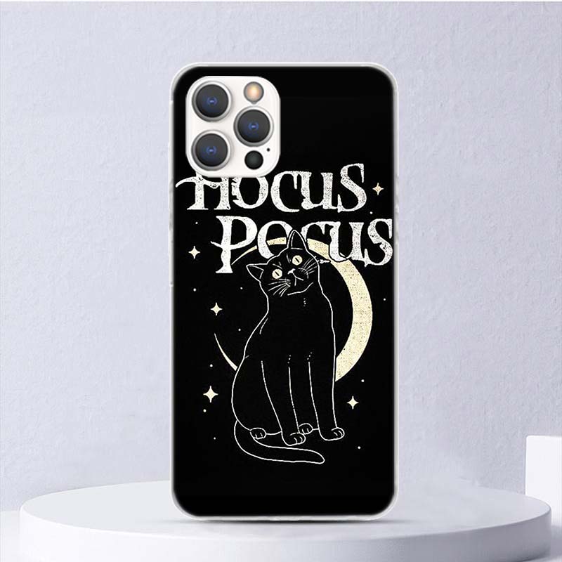 Чехол Witch And Cat Цветной Милый Мягкий Чехол Для iPhone 16 17 Air 16E 15 Plus 11 12 13 Mini 14 Pro Max Чехол Для Телефона Apple 7 8 SE Coque F