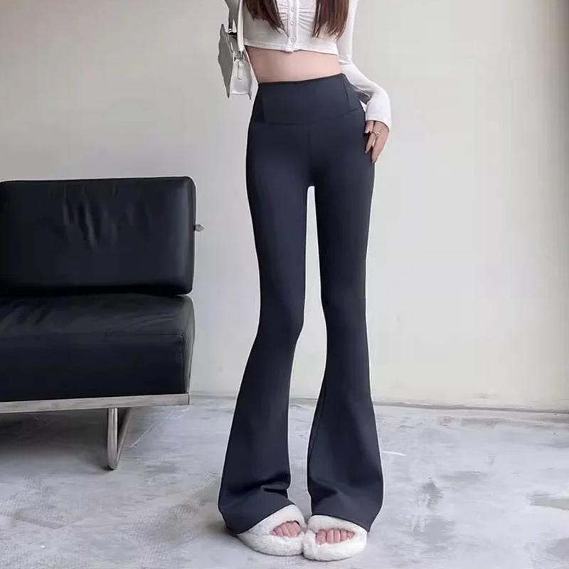 Леггинсы, женская одежда, готические брюки Traf Leginsy Wysoki Stan, женские брюки-акула, осень/зима, утолщенные брюки для йоги с высокой талией, Барби