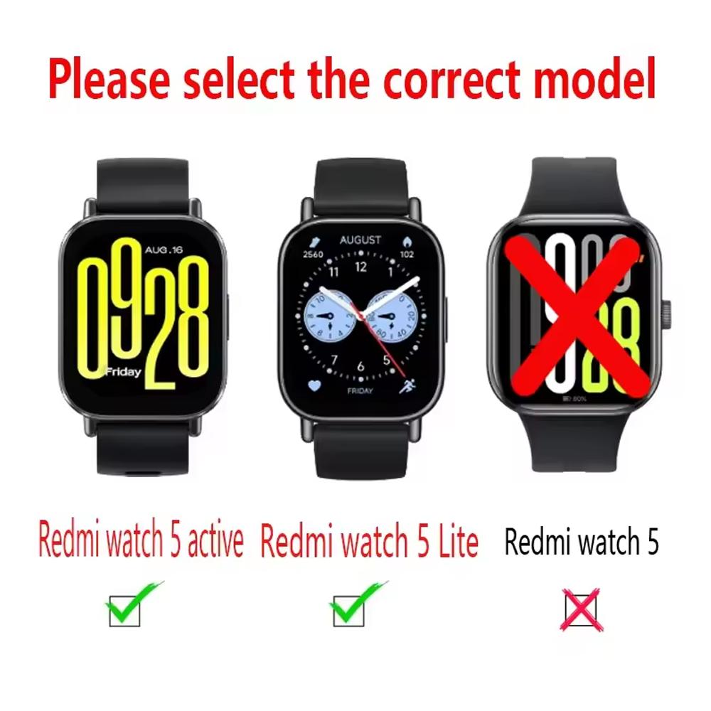 for Redmi watch 5 Active/5 Lite strap 22mm magnetic silicone Leather Bracelet correa Xiaomi Redmi watch5 active band Accessories