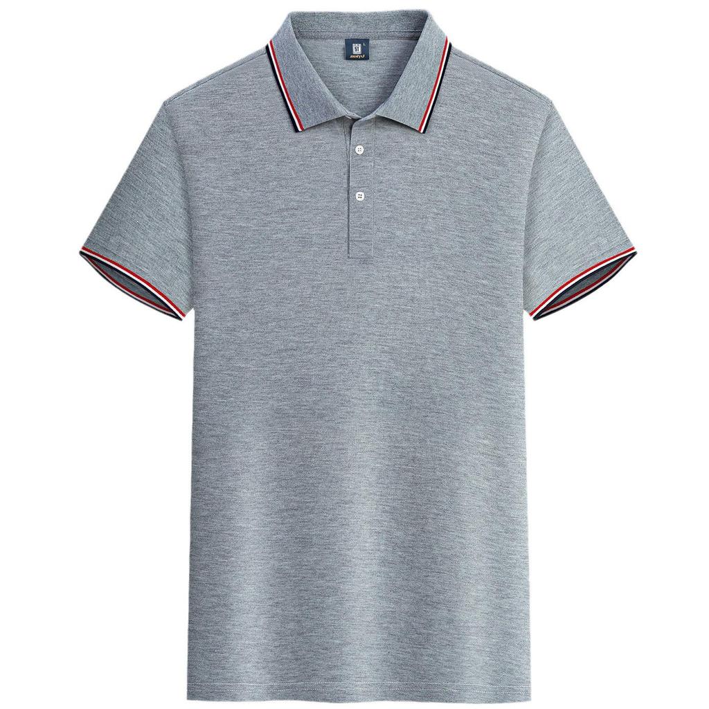 Поло с вышивкой на заказ с логотипом - Унисекс с коротким рукавом и лацканами для рабочих команд и классов