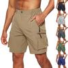 Шорты для спецодежды Новые большие шорты на молнии Мужские шорты с несколькими карманами
