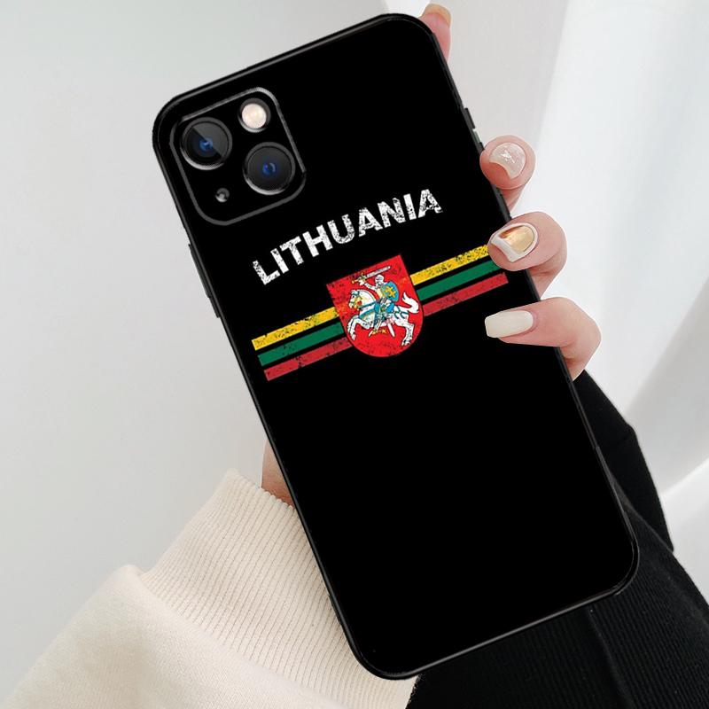Модный Чехол для Телефона с Флагом Литвы Для iPhone 17 Pro Max 14 13 12 11 15 16 Pro Max mini 15 16 Plus 16e 17 Air Cover