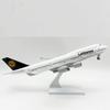 Сувенирная игрушка для мальчиков в масштабе 1/250, 30 см, B747 Авиалинии Lufthansa, смола, самолет, авиалайнер, модель для демонстрации, коллекция самолетов, подарок