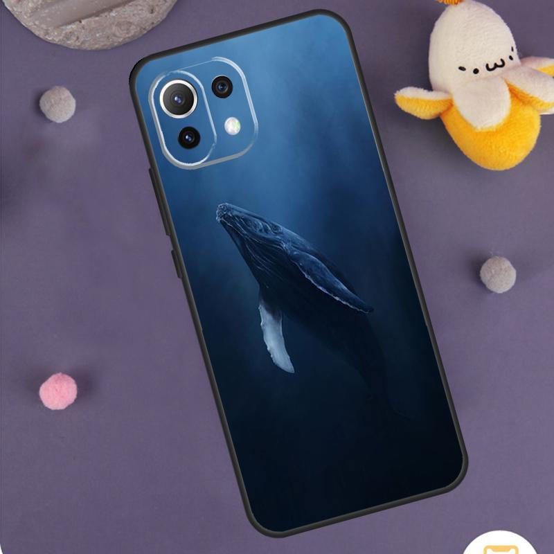 Чехол-аквариум с китовой акулой для POCO X3 X5 X6 M6 Pro F6 F3 F5 M5s Xiaomi 14 13 Ultra 12 Lite 11T 12T 13T Pro