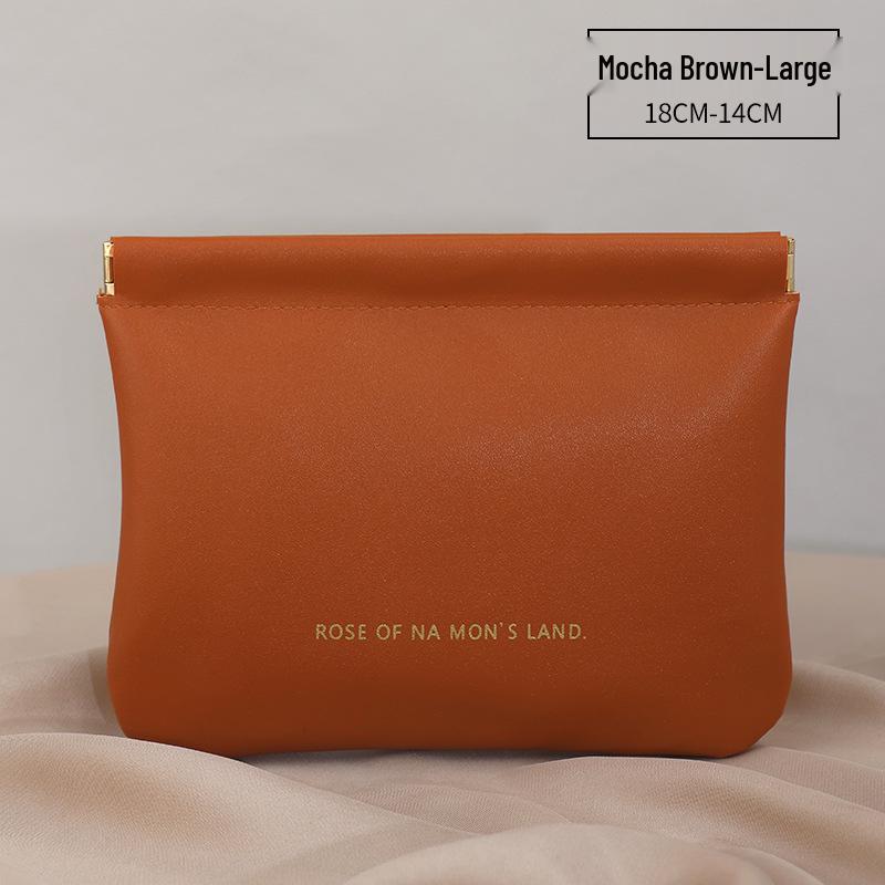 Водонепроницаемая очень большая портативная сумка для хранения косметики и кабелей для передачи данных с кнопкой-застежкой