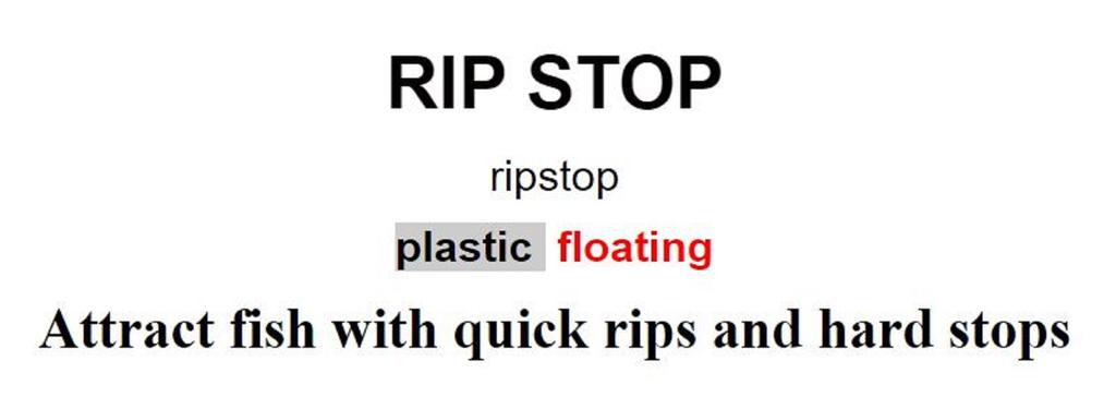 Rapala Приманка-подвеска Ripstop RPS09/SB (4839)