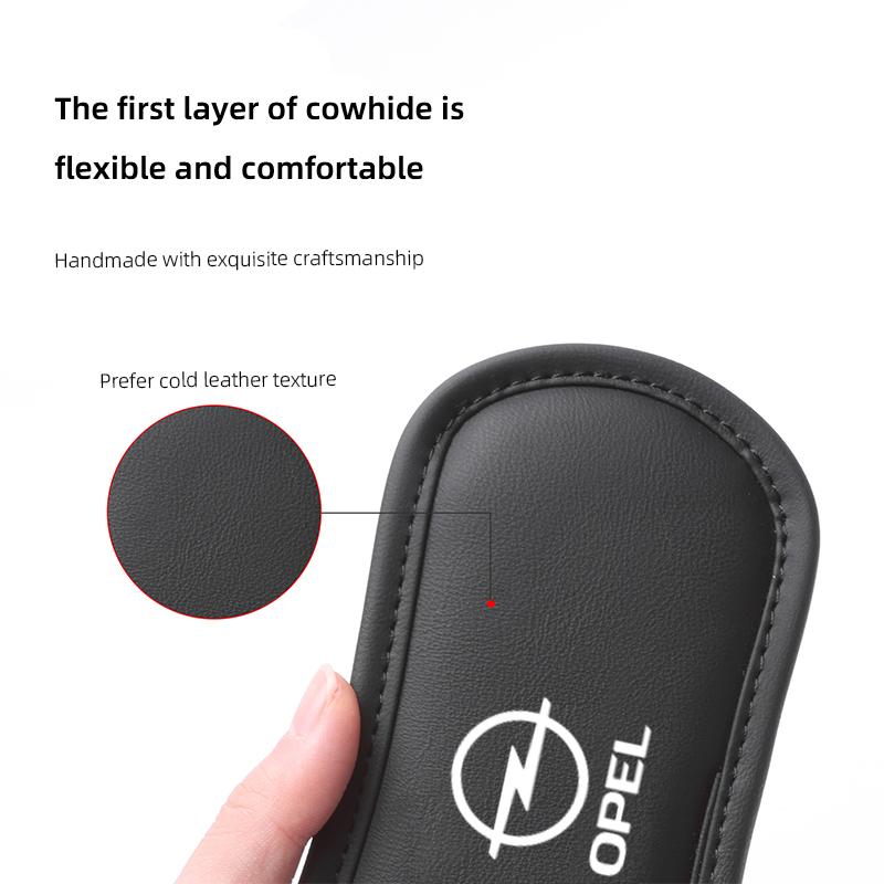 Кожаная автомобильная подушка-подголовник Подушка Эластичный наколенник Подставка под ноги Подлокотник Аксессуары Для Opel Astra Vivaro Vectra H G J Corsa D Antara C