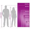 Sports Towels 2 pcs Purple 100 x 50 cm Polyester and Polyamide