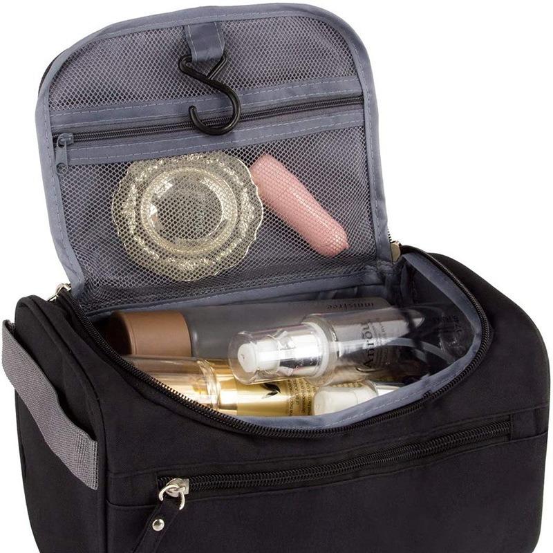 Дорожный несессер для хранения, на молнии, мужской, женский, водонепроницаемый, косметичка, бьюти-кейс, органайзер для макияжа, несессер для туалетных принадлежностей, наборы