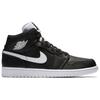 Jordan 1 Ретро Мид Черный Белый 554724-038