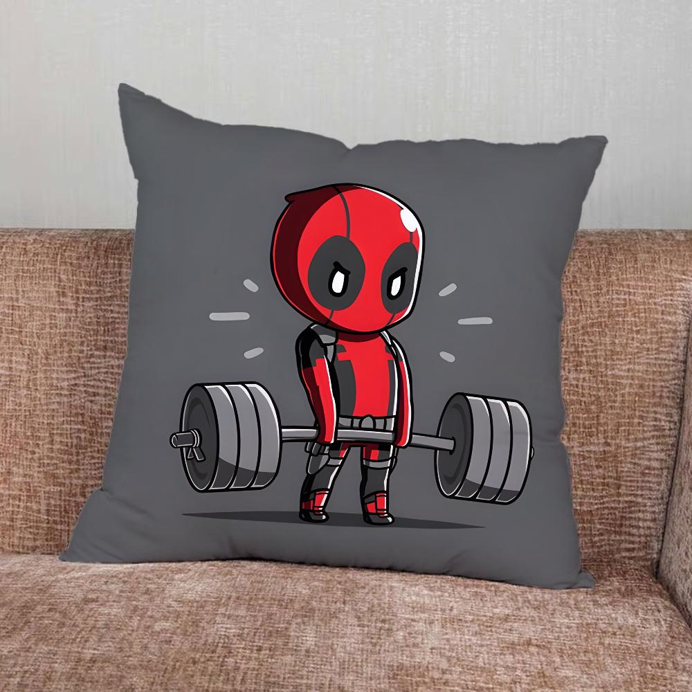 Gym Fitness Bodybuilding Pillow Case For Home Bedroom Car Office Decoration Living Room Sofa Cushion Cover Suitable
