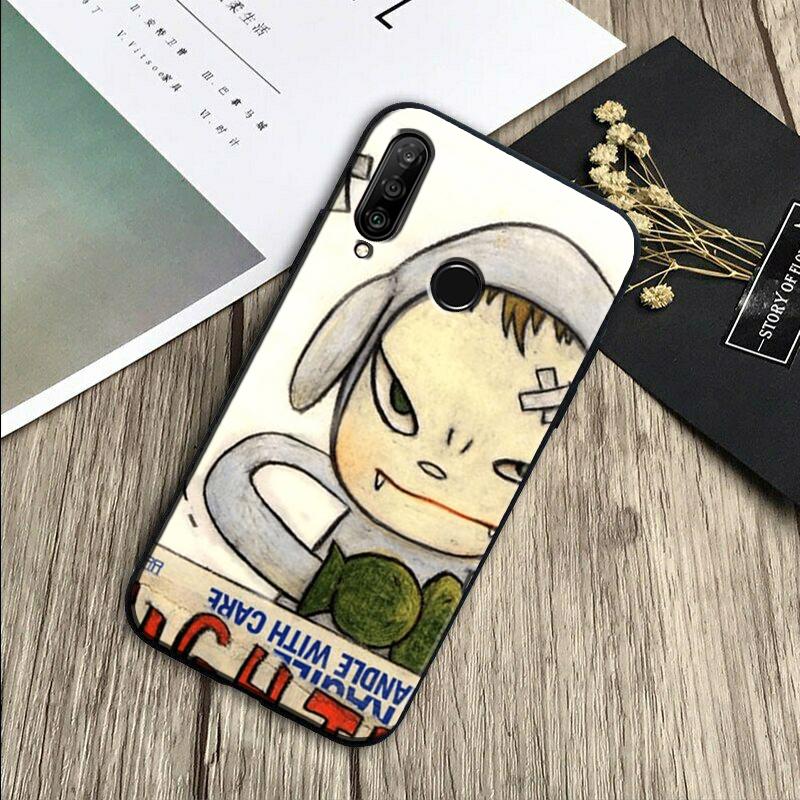 Yoshitomo Nara For Huawei Nova 7i 3i 8i 11 12i 10 9 SE Y60 Y61 Y70 Y72 Y73 Y90 Y91 P20 P30 Pro P40 Lite Case