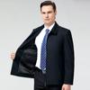 Пиджак Мужской рабочий пиджак среднего возраста с лацканами Деловой повседневный кашемировый пиджак для поездок на работу Одежда для папы Мужская одежда