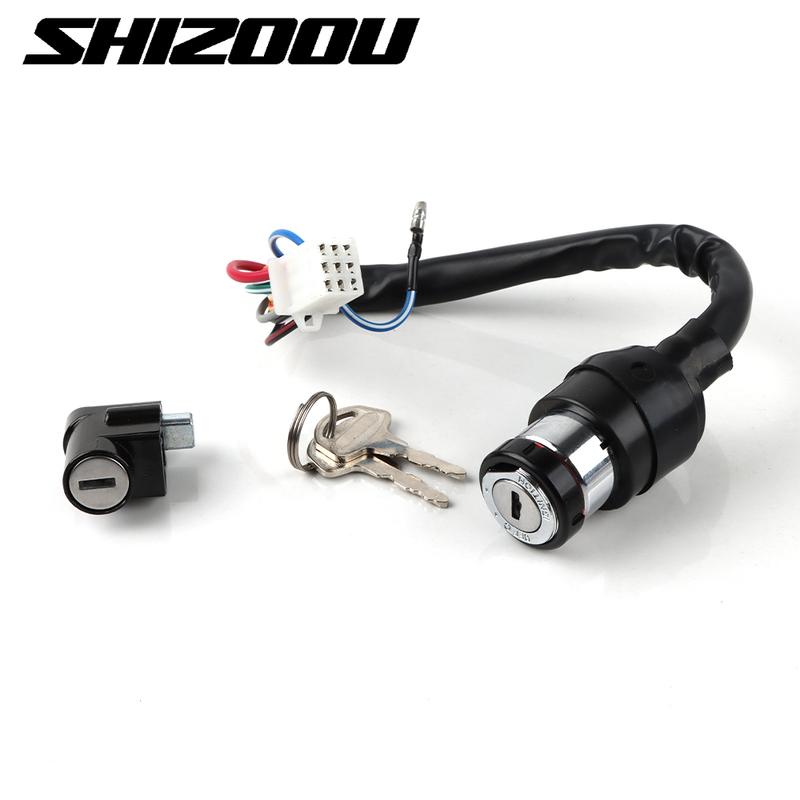 For Haojue Suzuki AX100 AX 100 Lock Set Motorcycle Ignition switch igntion lock set Tank Cap Lock Fuel Tank Lock