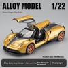 1/22 Pagani Huayra Dinastia Alloy Super Car Diecast Metal Model Classic Gull Wing Door Colection Decoration Children Toy Present
