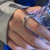 Фиолетовое Кольцо Любви Женское Холодный Ветер Французская Текстура Мода Личность Нишевый Дизайн Кольцо на Указательный Палец
