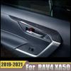 For Toyota RAV4 XA50    2022 Interior Car Door Armrest Frame Strips Decoration Cover Trim Carbon Fiber Accessories