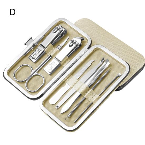 1 Set Stainless Steel Nail Clipper Plating Procedures Stylish Toenail Fingernail Manicure Cutters