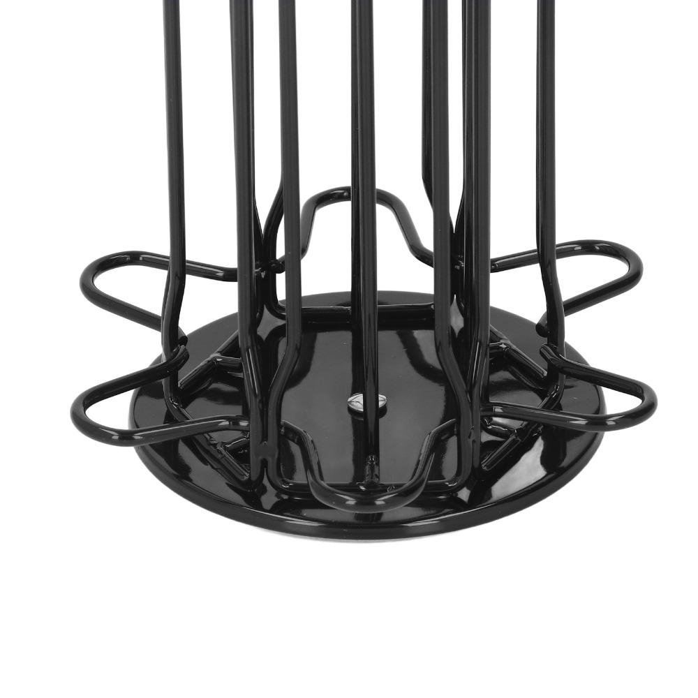 Holds 60 Pods Coffee Tower Stand Rotating Coffee Pod Organizer Countertop Display