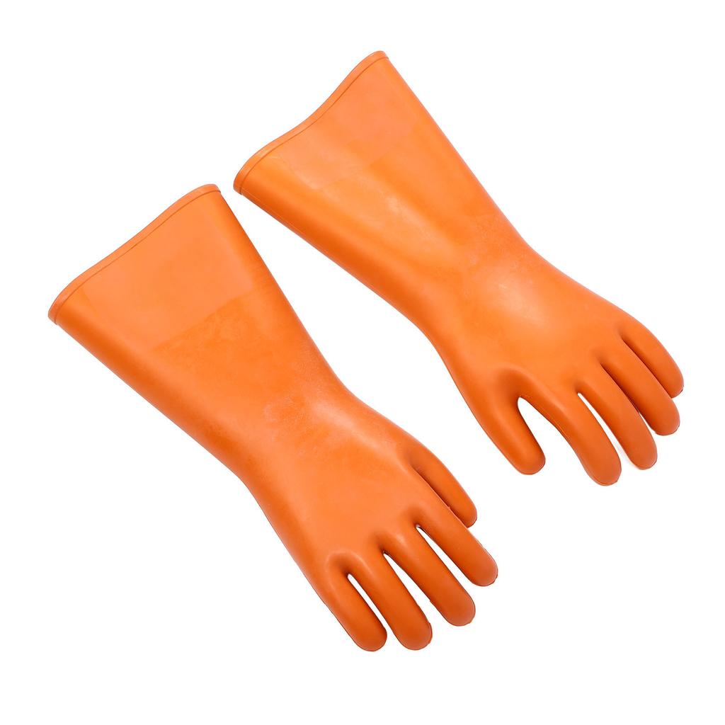 Защитные рабочие перчатки из толстой резины 25000 В 12 кВ, высоковольтные изолированные перчатки электрика