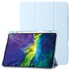 For iPad Pro 13 (2024) Tablet Case TPU+Acrylic+PU Drop Protection Cover with Tri-Fold Stand
