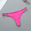Ice Silk Double Thin Belt Underwear Women Panties Simple Thong Comfortable Exercise Yoga T Pants Women Low-rise Sexy Underwear
