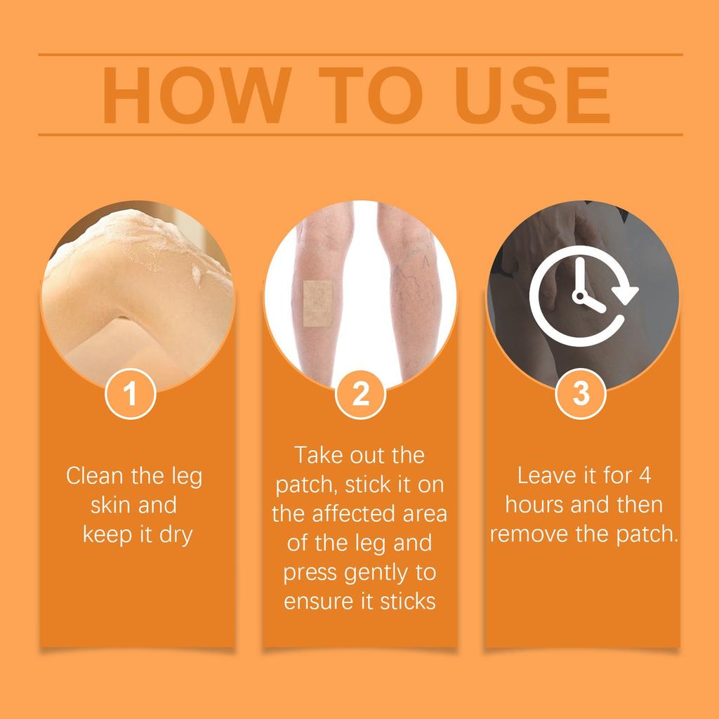 Пластырь для ухода за ногами 48 шт. снимает дискомфорт в ногах и приподнимает вены, защищает жизненную силу ног